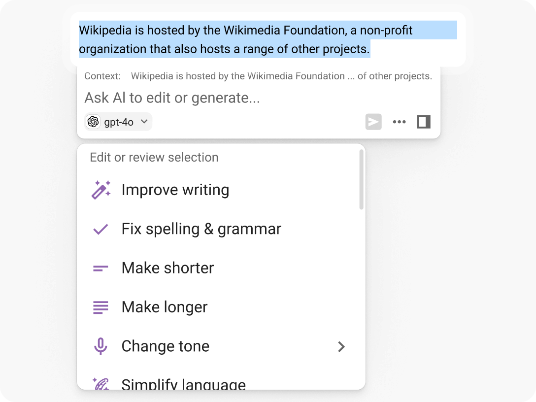 Write better in a few clicks - Be professional, clear, convincing